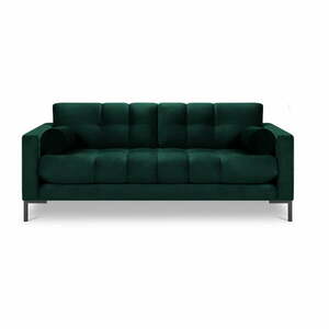 Ciemnozielona aksamitna sofa Cosmopolitan Design Bali obraz