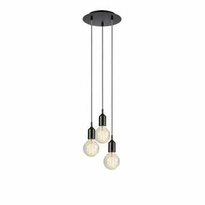 Czarna lampa wisząca 25x25 cm Bronx – Markslöjd obraz