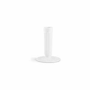 Biały kamionkowy świecznik Kähler Design Hammershoi, wys. 12 cm obraz