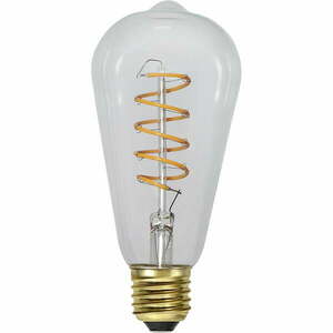 Żarówka filamentowa LED ze ściemniaczem o ciepłej barwie z gwintem E27, 4 W Spiral Filament – Star Trading obraz