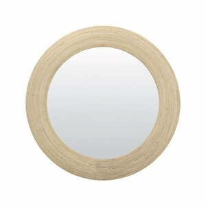 Lustro ścienne z rattanową ramą ø 109, 5 cm Piedre – Light & Living obraz