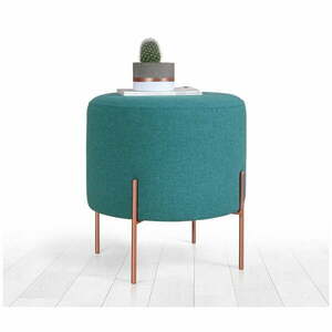 Niebieski puf Copper – Artie obraz