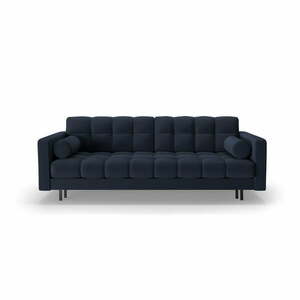 Ciemnoniebieska rozkładana sofa ze schowkiem 222 cm Bali – Cosmopolitan Design obraz