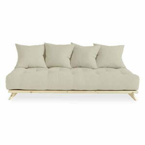 Sofa z beżowym obiciem Karup Design Senza Natural/Beige obraz