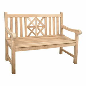 Drewniana ławka ogrodowa w naturalnym kolorze Pantar – Garden Pleasure obraz