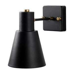Kinkiet w czarno-złotym kolorze ø 14 cm Funnel – Opviq lights obraz