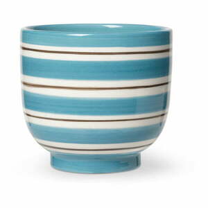 Biało-niebieska ceramiczna doniczka Kähler Design, ø 12 cm obraz