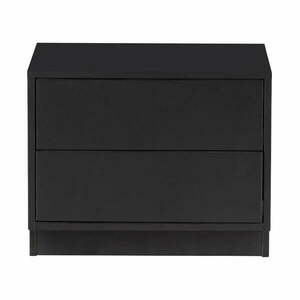 Czarna modułowa szafka pod TV z litego drewna sosnowego 50x40 cm Finca – WOOOD obraz