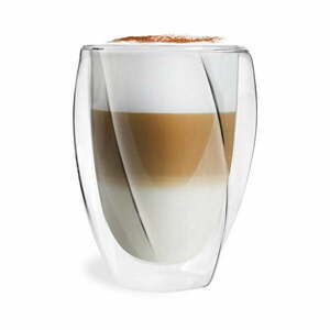 Zestaw 2 szklanek z podwójną ścianką Vialli Design Latte, 300 ml obraz