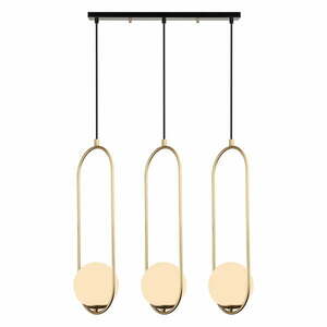 Lampa wisząca w kolorze złota Squid Lighting Arch, wys. 146 cm obraz