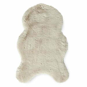 Kremowa syntetyczna skóra 60x90 cm Super Teddy – Think Rugs obraz