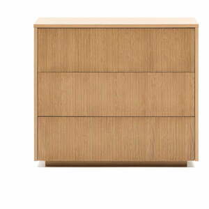Komoda w dekorze dębu w naturalnym kolorze 90x79x50 cm Helvine – Kave Home obraz