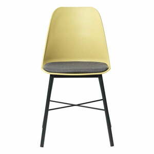 Zestaw 2 żółto-szarych krzeseł Unique Furniture Whistler obraz