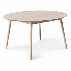 Okrągły rozkładany stół z dodatkowym blatem w dekorze dębu ø 135 cm Meza – Hammel Furniture obraz