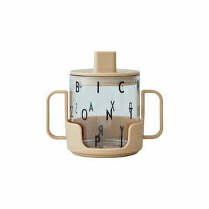 Beżowy kubek dla dzieci Design Letters Grow With Your Cup obraz