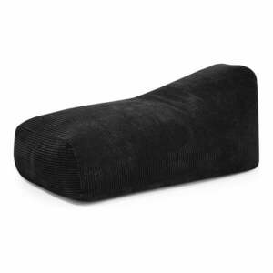 Czarny sztruksowy worek do siedzenia Snug 130 – SLOWDOWN obraz