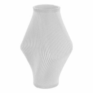 Biały wazon z żywicy polimerowej (wysokość 30 cm) Twisted Rib – PT LIVING obraz