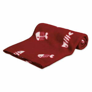 Czerwony polarowy koc dla kotów 100x70 cm Trixie Barney – Plaček Pet Products obraz
