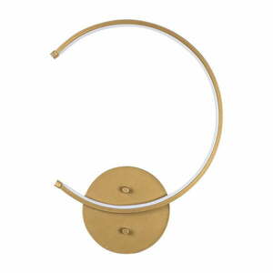 Kinkiet LED w kolorze złota ø 10 cm Moon – Opviq lights obraz