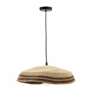 Lampa wisząca w naturalnym kolorze z kloszem z trawy morskiej ø 44 cm Vinyola – Kave Home obraz
