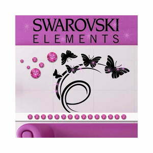 Zestaw 15 elektrostatycznych kryształków Swarovski Fanastick Crystal obraz
