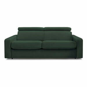 Ciemnozielona rozkładana sofa 215 cm Monaco – Bobochic Paris obraz