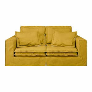 Żółta sofa 196 cm Nora – Ropez obraz