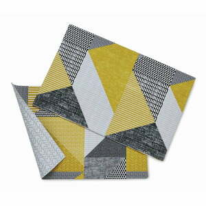 Materiałowe maty stołowe zestaw 2 szt. 46x30 cm Larsson Geo – Catherine Lansfield obraz