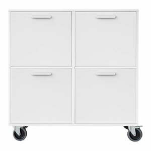 Biała niska komoda 89x82 cm Keep by Hammel – Hammel Furniture obraz