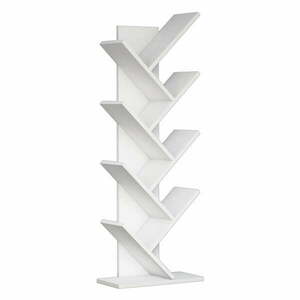 Biały regał 46x128, 5 cm Hitit – Kalune Design obraz