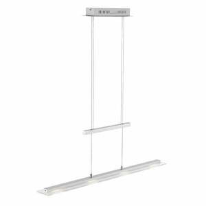 Metalowa lampa wisząca LED ze ściemniaczem w kolorze srebra Tenso – Fischer & Honsel obraz