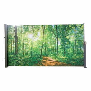 Zielona metalowo-tekstylna osłona balkonowa 300x160 cm – Garden Pleasure obraz