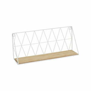 Biało-naturalna półka 48 cm – Casa Selección obraz
