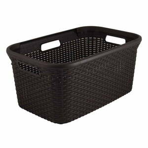 Brązowy kosz na pranie Curver Style Basket, 45 l obraz