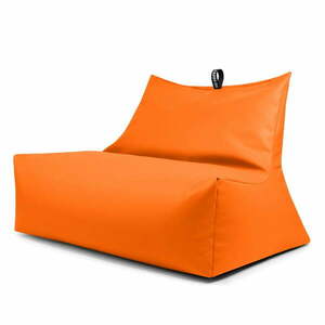 Pomarańczowy worek do siedzenia z imitacji skóry Icy Sofa – So Soft? obraz