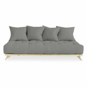 Sofa z szarym obiciem Karup Design Senza Natural/Grey obraz