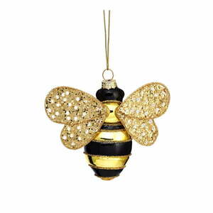 Szklana ozdoba świąteczna wykonana ręcznie 7 cm Bee – Sass & Belle obraz