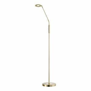 Lampa stojąca LED w kolorze złota ze ściemniaczem (wysokość 150 cm) Dent – Fischer & Honsel obraz