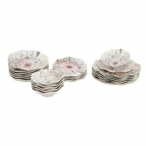 24-częściowy zestaw porcelanowych naczyń Güral Porselen Blossom obraz
