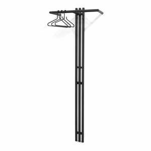 Czarny metalowy wieszak ścienny Senza – Spinder Design obraz