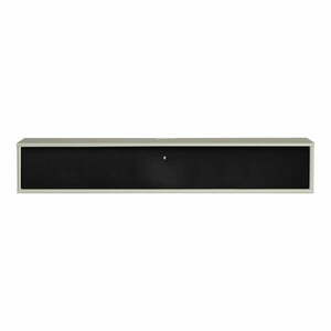 Czarno-beżowa szafka pod TV 133x22 cm Mistral – Hammel Furniture obraz