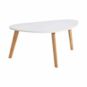 Biały stolik Bonami Essentials Skandinavian, dł. 84, 5 cm obraz