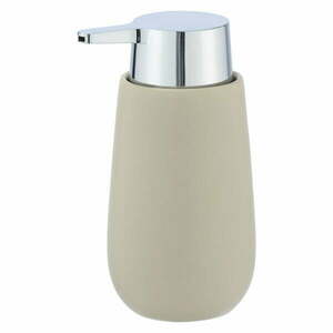 Beżowy ceramiczny dozownik do mydła Wenko Badi, 320 ml obraz