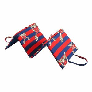 Czerwono-niebieska ogrodowa poduszka do siedzenia na leżak 49x137 cm Ship Rope – B.E.S. obraz