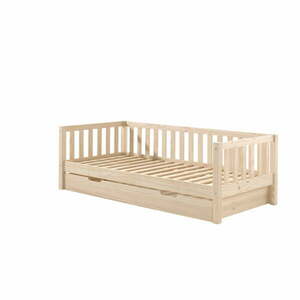 Łóżko dziecięce z litego drewna sosnowego ze stelażem 90x200 cm Fritz – Vipack obraz
