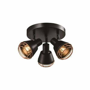 Czarna metalowa lampa sufitowa Neria – Candellux Lighting obraz