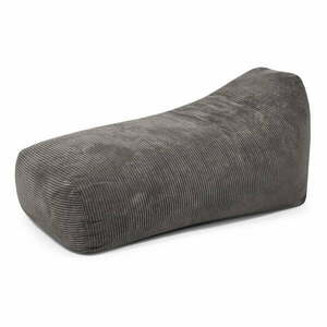 Ciemnoszary sztruksowy worek do siedzenia Snug Long 140 – SLOWDOWN obraz