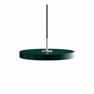 Ciemnozielona lampa wisząca LED z metalowym kloszem ø 31 cm Asteria Mini – UMAGE obraz
