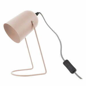 Różowa lampa stołowa Leitmotiv Enchant, wys. 30 cm obraz