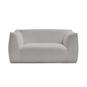Jasnoszara sofa z materiału bouclé 170 cm Giorgia – Bobochic Paris obraz